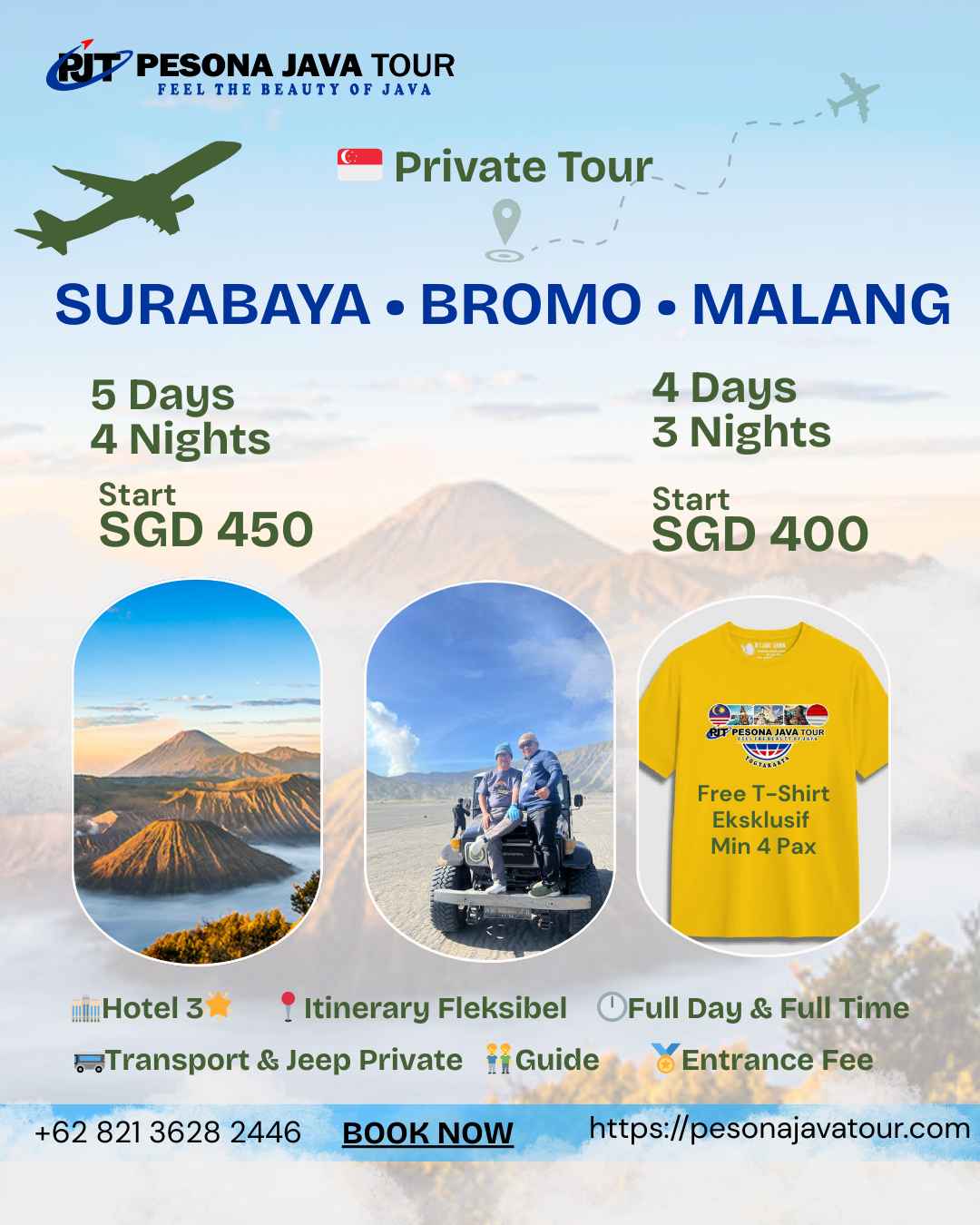 Bromo-Malang - Surabaya
