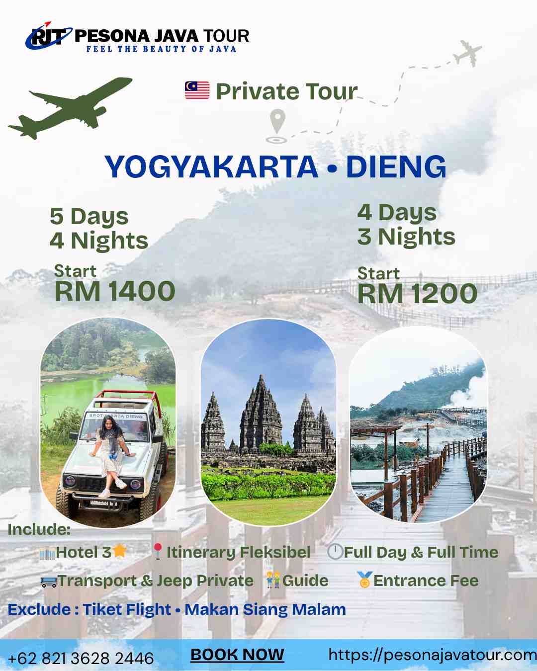 Private Tour Jogja & Dieng