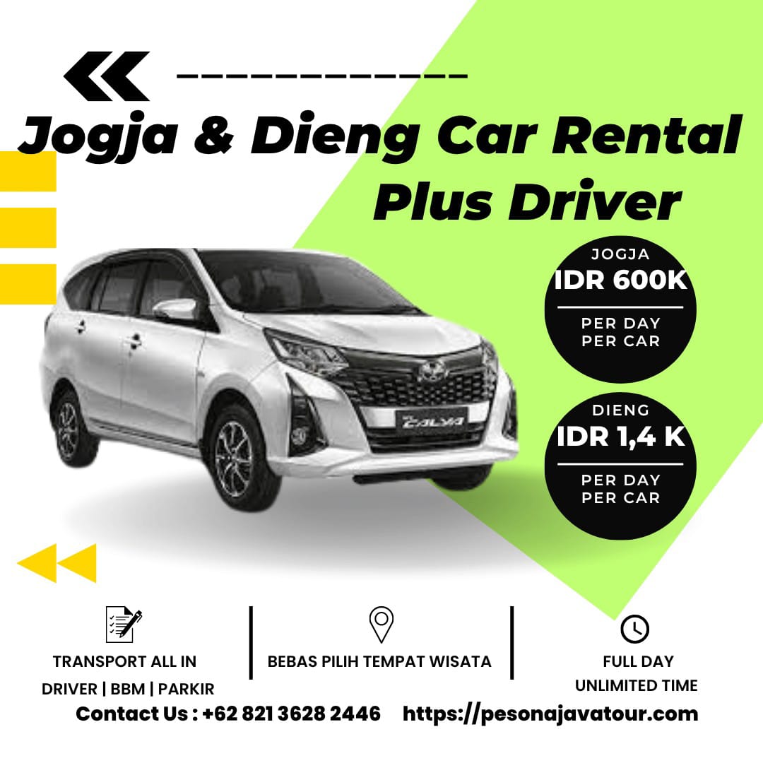 Sewa Mobil dan Sopir Jogja | All in | Per Day