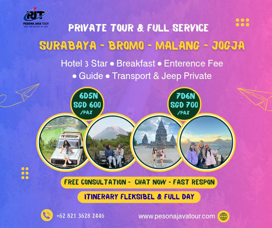 Surabaya - Bromo - Malang - Jogja
