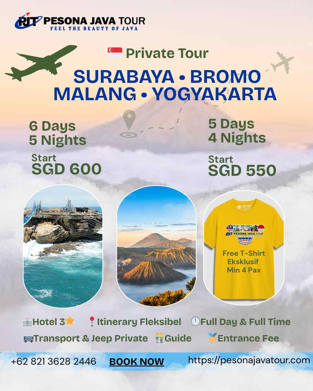 Surabaya - Bromo - Malang - Jogja