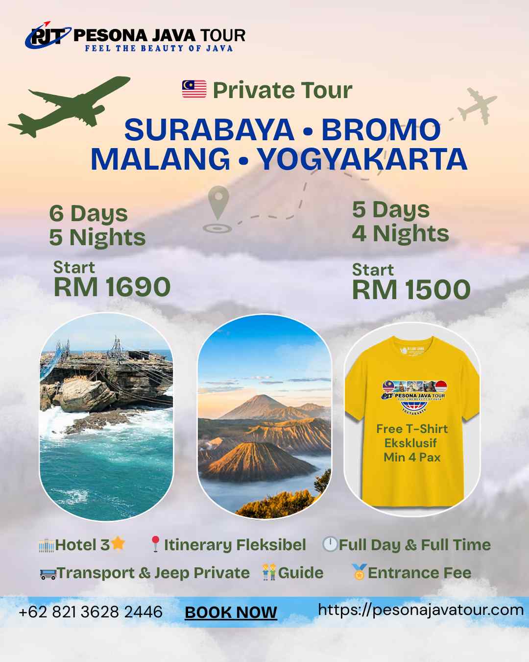 Surabaya - Bromo - Malang - Jogja