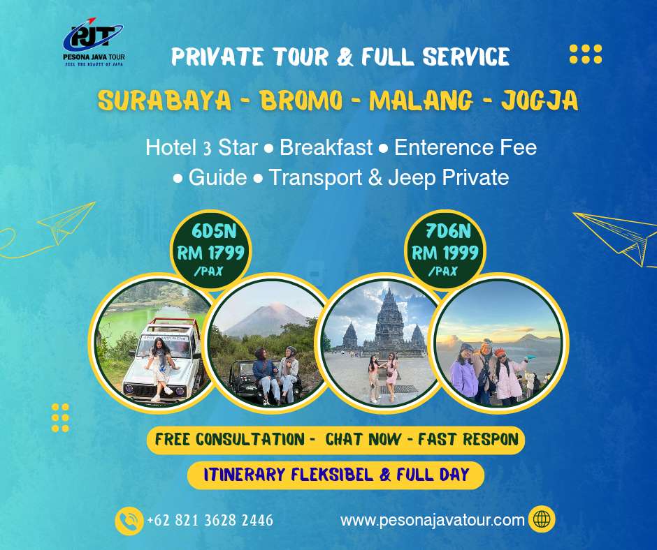 Surabaya - Bromo - Malang - Jogja